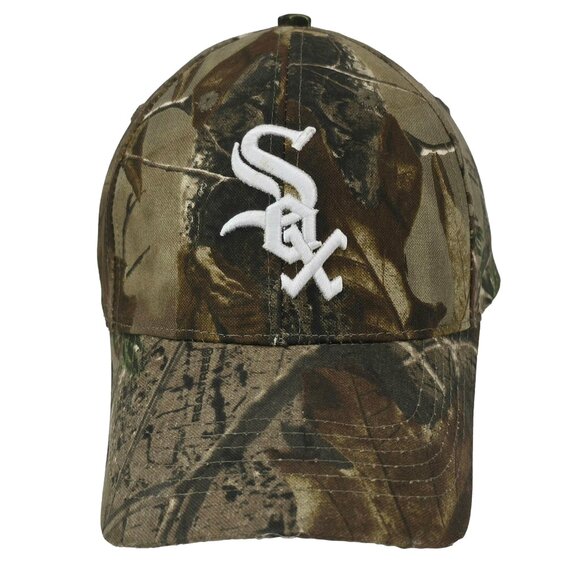 Chicago White Sox Baseball Hat Camouflage Cap Adjustable Outdoor Channel Xfinity - Picture 2 of 7